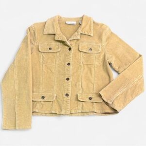 Chadwicks Beige Corduroy Jacket - Size 10P